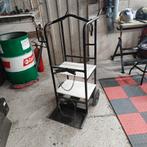 Las kar met 2 schappen, Ophalen