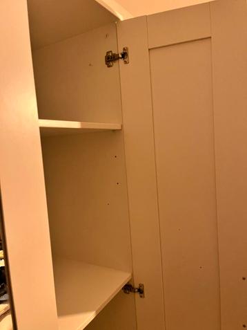 Ikea Brimnes kledingkast 3-deurs met spiegel - Wit beschikbaar voor biedingen