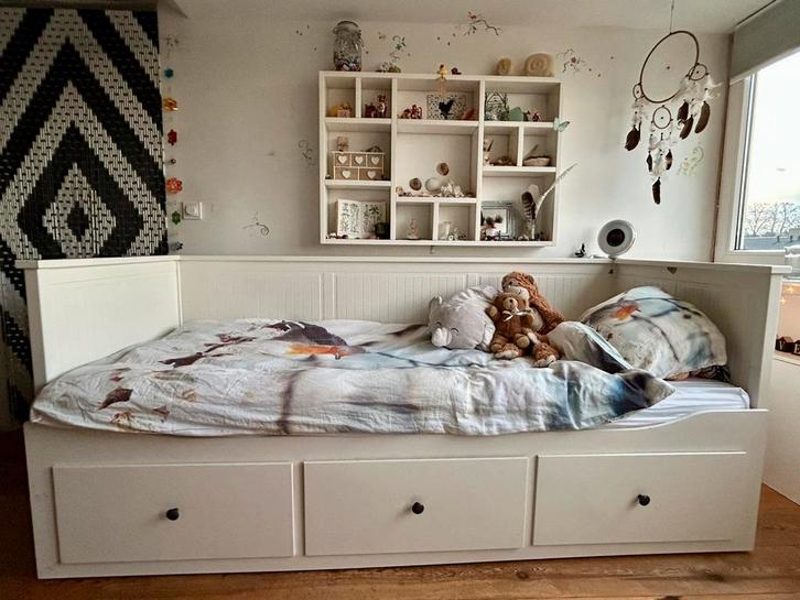 Leuke meidenkamer HEMNES en BILLY IKEA, Huis en Inrichting, Slaapkamer | Complete slaapkamers, Gebruikt, Eenpersoons, Ophalen