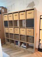 Kallax open boekenkast - eikenhout  - 182x182x39cm, Ophalen, Met plank(en), Kunststof, Gebruikt