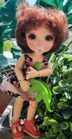 Bjd 1/8 hars pukifee nanuri, fullset in perfecte staat, Verzamelen, Poppen, Ophalen of Verzenden, Zo goed als nieuw, Pop