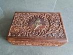 Indisch houtsnijwerk: kistje 20 x 12 cm, Ophalen of Verzenden