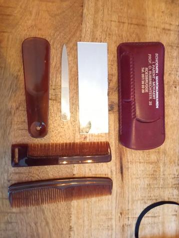 Vintage Schoenmakers-Markenwaren Set - 2 Stuks beschikbaar voor biedingen