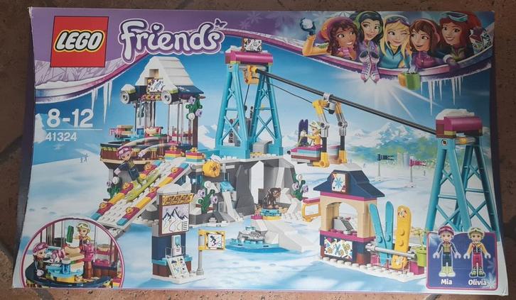 Lego Friends Wintersport skilift 41324, Kinderen en Baby's, Speelgoed | Duplo en Lego, Gebruikt, Lego, Complete set, Ophalen of Verzenden