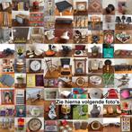 midcentury meubels spiegel krukje klok stoel radio lamp etc, Ophalen of Verzenden