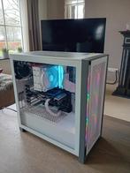 witte rgb game pc, Virtual Reality, Zo goed als nieuw, Ophalen, Eén computer