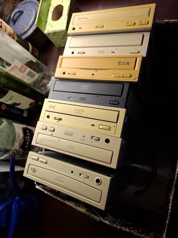 Partij Interne CD/DVD/Blu-ray Spelers, Computers en Software, Optische drives, Gebruikt, Intern, MacOS, Windows, Cd, Dvd, Blu-ray