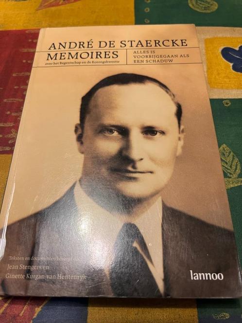 André de Staercke, memoires: Alles is voorbijgegaan als een, Boeken, Biografieën, Gelezen, Politiek, Ophalen of Verzenden