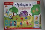 8 spelletjes in 1 - Clementoni 3+, Ophalen of Verzenden, Zo goed als nieuw, Puzzelen