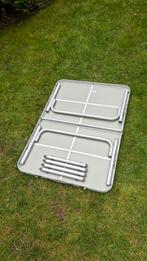 Opklapbare campingtafel, Ophalen, Gebruikt