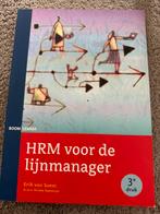 HRM voor de lijnmanagement, Ophalen of Verzenden, Zo goed als nieuw, Erik van soest