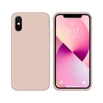 Silicone Backcover + Screenprotector voor iPhone XR _ Roze, Verzenden, Nieuw, IPhone XR, Hoesje of Tasje