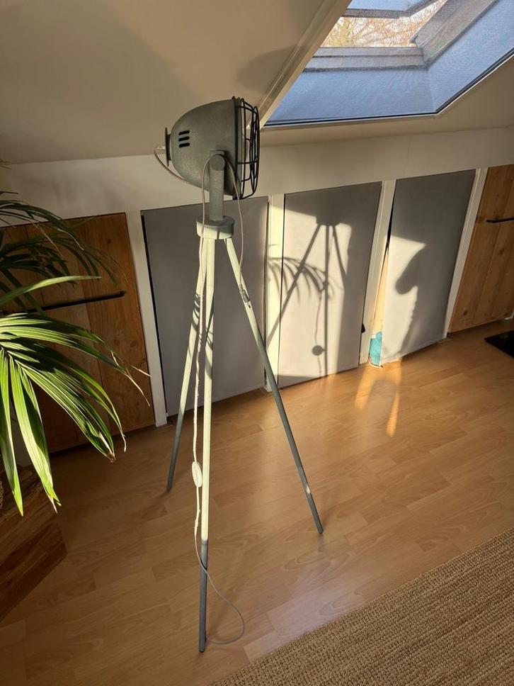 Industriële Lamp, Huis en Inrichting, Lampen | Vloerlampen, Gebruikt, 150 tot 200 cm, Metaal, Ophalen