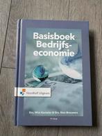 Basisboek Bedrijfseconomie - 11e druk, Ophalen of Verzenden, Gamma, Zo goed als nieuw, HBO