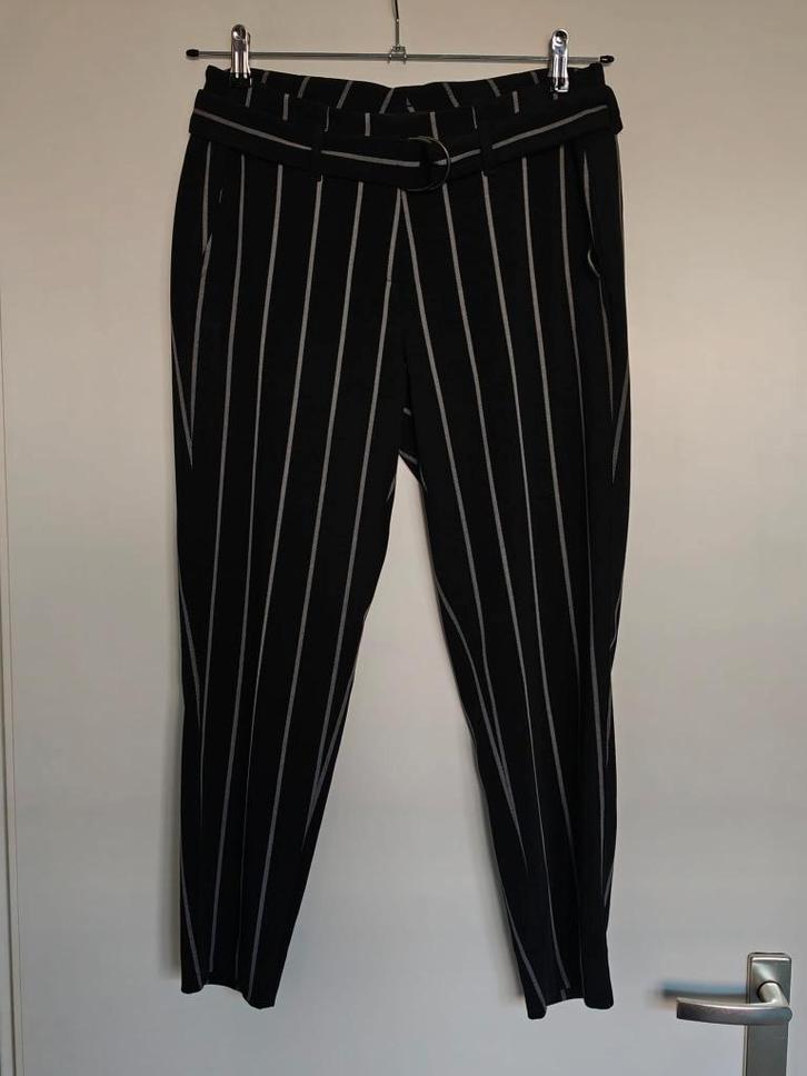 Cambio zwart-wit gestreepte pantalon – Cambio maat 34, Kleding | Dames, Broeken en Pantalons, Zo goed als nieuw, Maat 34 (XS) of kleiner