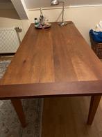 Eettafel massief kersenhout, Huis en Inrichting, 200 cm of meer, 50 tot 100 cm, Zo goed als nieuw, Vijf personen of meer