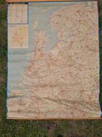 Landkaart Nederland, Gelezen, Ophalen of Verzenden, Landkaart, 1800 tot 2000
