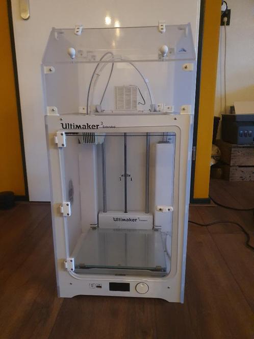 ultimaker 3 extended met Cover kit, Computers en Software, 3D Printers, Zo goed als nieuw, Ingebouwde Wi-Fi, Ophalen