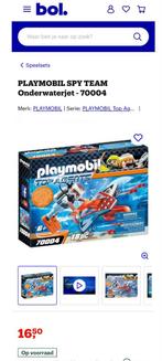 70004, Playmobil Top Agents onderwater voertuig compleet!, Ophalen of Verzenden, Zo goed als nieuw, Complete set
