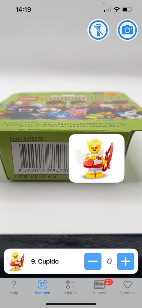 LEGO CMF serie 27 col27-9 Cupido, Kinderen en Baby's, Speelgoed | Duplo en Lego, Nieuw, Ophalen of Verzenden