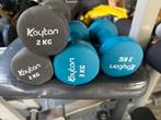 Kaytan Dumbbells - 2x2kg & 2x3kg, Sport en Fitness, Ophalen of Verzenden, Gebruikt, Armen, Dumbbell