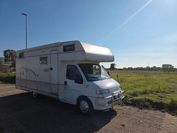 Fiat 2.3 Ducato Frankia Alkoof camper 1995, Caravans en Kamperen, Campers, Particulier, tot en met 4, Alkoof, Fiat, Fiat, Diesel