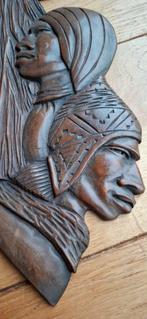 Muursculptuur/ houtsnijwerk, Ophalen of Verzenden