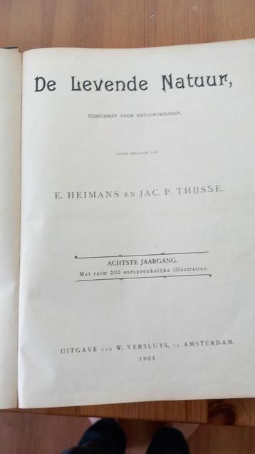 Verzameling Tijdschriften De Levende Natuur beschikbaar voor biedingen