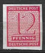 Duitsland West Saxen 1945 - Yvert 13 - 12 Pf. Ongetand (PF), Verzenden, Overige periodes, Postfris