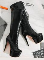 Trendy boots met hoge hak, tm 48, Verzenden, Nieuw, Hoge laarzen