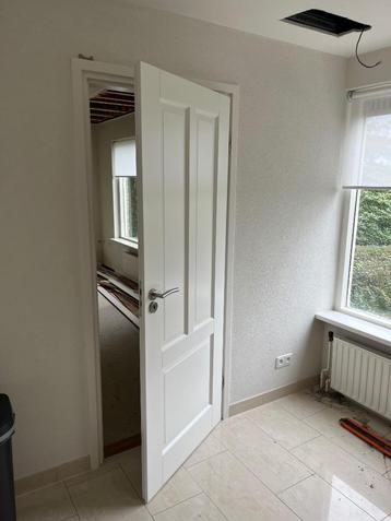 Opdekdeur / hout / als nieuw beschikbaar voor biedingen
