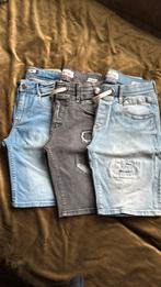 3 x korte broek jeans jongen maat 152, Kinderen en Baby's, Kinderkleding | Maat 152, Ophalen of Verzenden, Zo goed als nieuw, Jongen