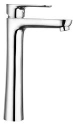 Luxe hoge wastafelkraan, chroom, eenknopsbediening Jatzier, Verzenden, Nieuw, Chroom, Kraan