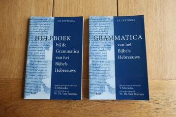 grammatica van het Bijbelse hebreeuws Lettinga beschikbaar voor biedingen