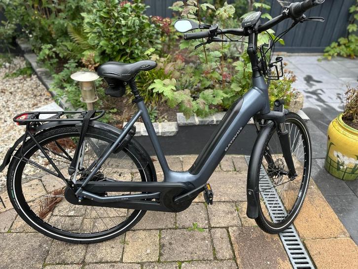 Batavus Finez E-Go PT dames 57cm 0,25KW 400 jeansblauw mat, Fietsen en Brommers, Elektrische fietsen, Zo goed als nieuw, Batavus