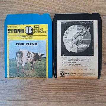 2 X 8 track banden van Pink Floyd 8-track  beschikbaar voor biedingen