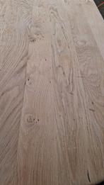 7 dik massief rustiek  eiken blad, Huis en Inrichting, Tafels | Eettafels, Zo goed als nieuw, 150 tot 200 cm, Rechthoekig, 50 tot 100 cm