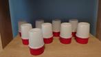 Tupperware eierdoppen met warmhouddop Rood-Wit Nieuw, Huis en Inrichting, Keuken | Tupperware, Ophalen of Verzenden, Nieuw, Rood
