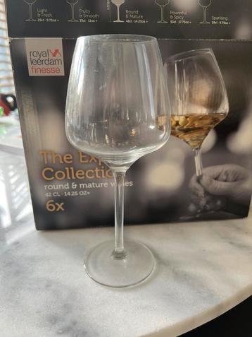 6x Wijnglas Round & Mature 42cl van Royal Leerdam beschikbaar voor biedingen