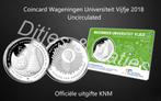 Het Wageningen Universiteit Vijfje in coincard 5 euro munt, Postzegels en Munten, Munten | Nederland, Ophalen of Verzenden, Koningin Beatrix