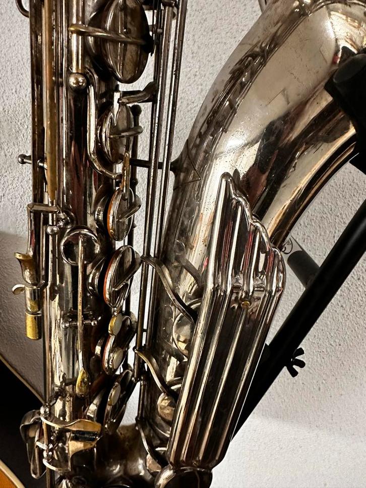 Julius Keilwerth New kingTenorsax, Muziek en Instrumenten, Blaasinstrumenten | Saxofoons, Gebruikt, Tenor, Ophalen of Verzenden