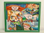 Schilderij op doek -gesigneerd- B. Long, Antiek en Kunst, Kunst | Schilderijen | Klassiek, Ophalen