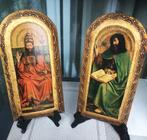 Iconen Religie Triptiek Lam Gods Kerk H30 Antiek😍🙏💑🤗, Antiek en Kunst, Ophalen of Verzenden