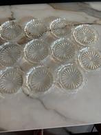 Kristallen onderzetters 11 stuks, Ophalen of Verzenden, Zo goed als nieuw, Glas of Kopje