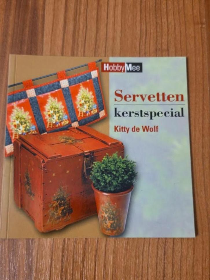 Servetten kerstspecial door Kitty de Wolf, Boeken, Hobby en Vrije tijd, Nieuw, Overige onderwerpen, Ophalen of Verzenden