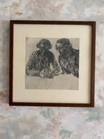 Oude   Prent   Jan  Toorop  .   1915, Antiek en Kunst, Ophalen of Verzenden
