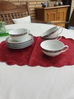 4 antieke theekopjes., Antiek en Kunst, Antiek | Servies compleet, Ophalen of Verzenden