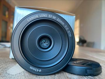 Canon EF-M 22mm STM beschikbaar voor biedingen