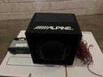 Alpine Subwoofer ZGAN met Radio, Ophalen of Verzenden, Zo goed als nieuw