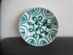 Gmunden Oostenrijk vintage schaal, wit met groene decoratie, Antiek en Kunst, Antiek | Keramiek en Aardewerk, Ophalen of Verzenden